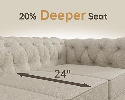 Classic Chesterfield Tufted Sofa