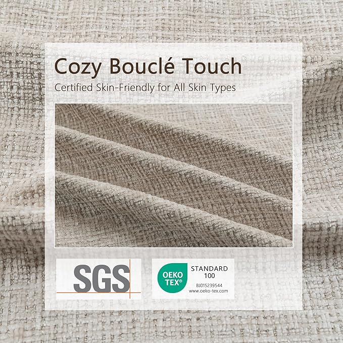 Modular Sectional Sofa Boucle L Shape