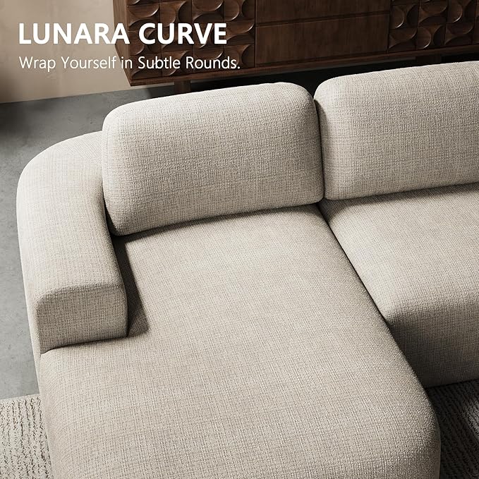 Modular Sectional Sofa Boucle L Shape